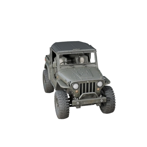 Jeep Militaire 3D Blender - Modèle Prêt à Rendre