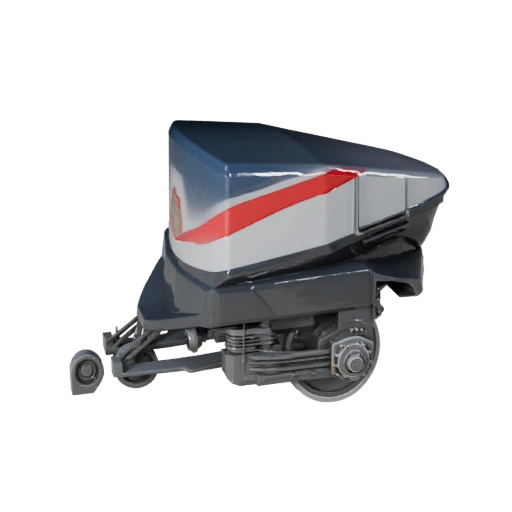 Maglev Train 3D Model - High Poly PBR Asset for Studio