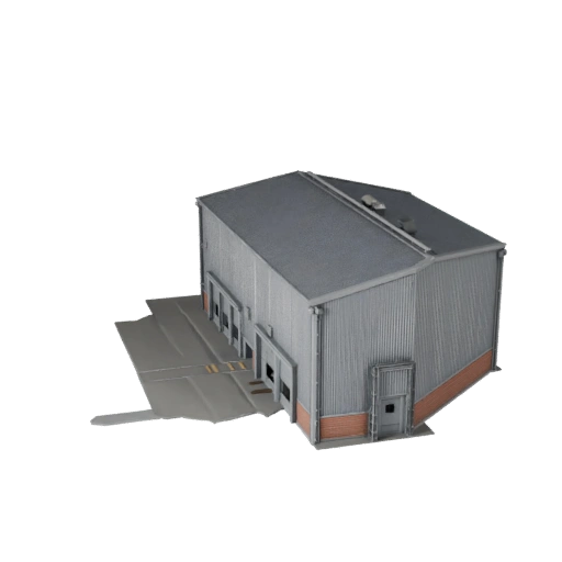 Low Poly Oil Refinery 3D Model for Realtime Games and VR