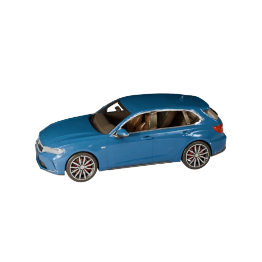 City Car 3D Model for Unreal Engine - Game Ready Asset