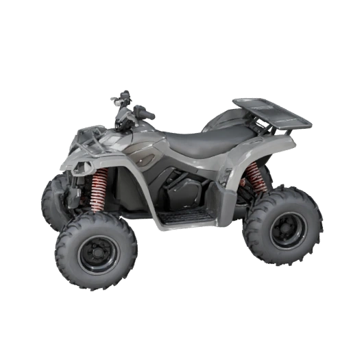 Atv Quad Bike 3D Model for Unity - Low Poly Game Asset