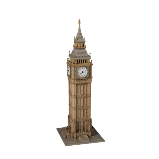 Modèle 3D Big Ben - Actif Archviz Réaliste pour l'Architecture