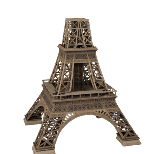 Eiffelturm 3D Modell für Unreal - Echtzeit-Asset für UE-Szenen