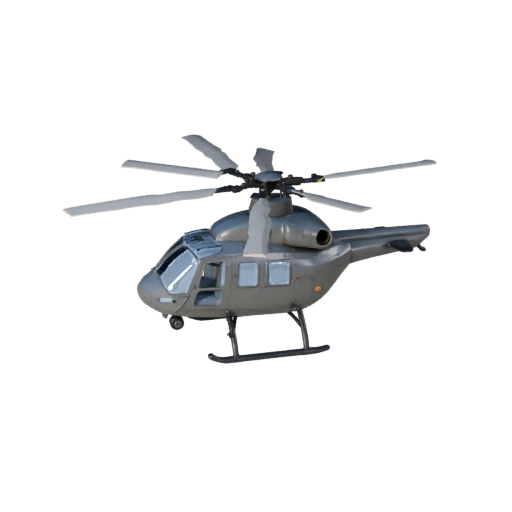 Helicopter 3D Model for Unity - Low Poly Game Asset