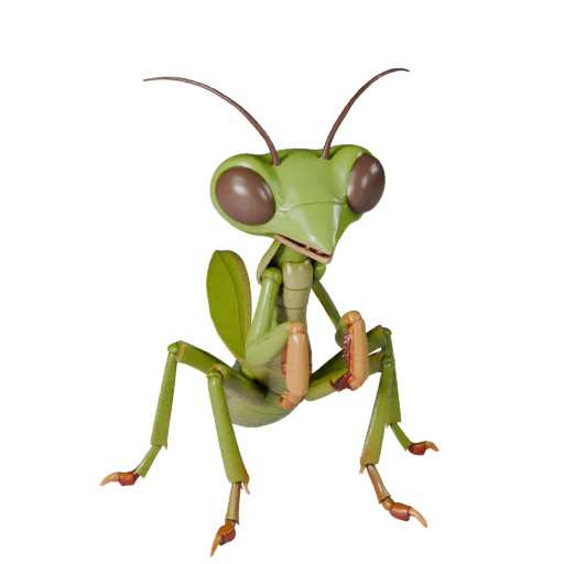 Cartoon Praying Mantis 3D Model - Stylized Asset for Animation