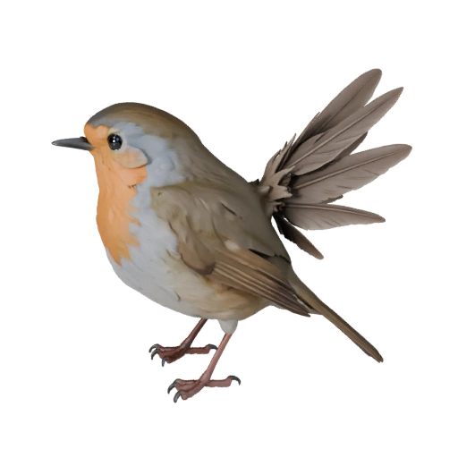 Realistic Robin 3D Model - Rigged PBR Asset for Games | Royalty-Free