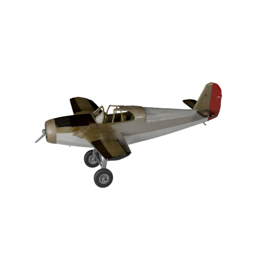 Vintage Seaplane 3D Model for Unity - Low Poly Game Asset