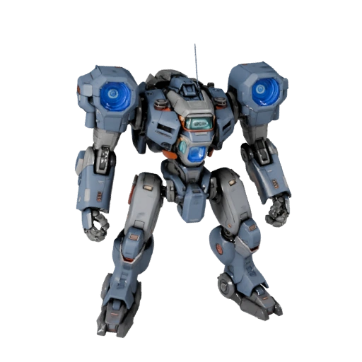 Mech Transport Walker 3D Model for Blender - Render Ready
