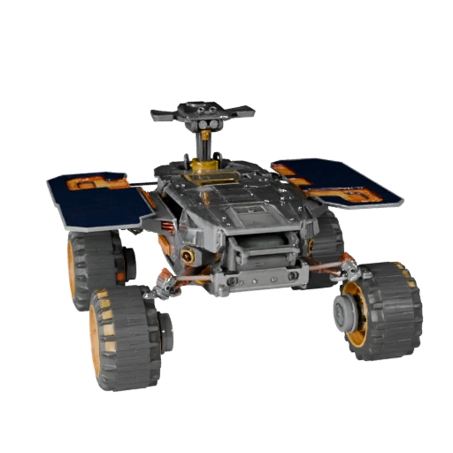 Lunar Cargo Rover 3D Model for Unreal Engine - Game Ready