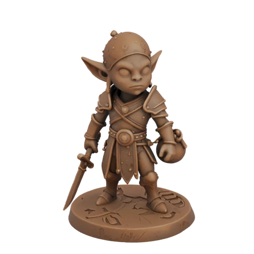 Fantasy Goblin Archer Miniature STL - Swarm