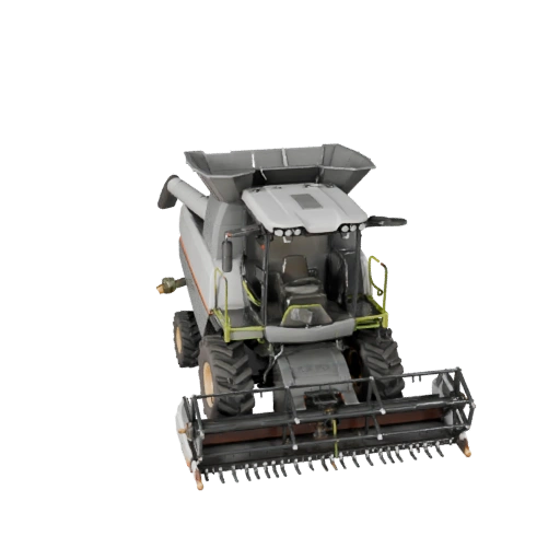 Combine Harvester 3D Model for Unity - Low Poly PBR Asset