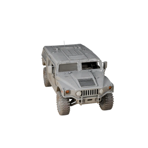 Humvee 3D Model for Unity - Low Poly Game Asset Pro