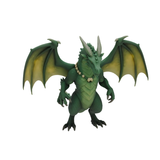 Fantasy Dragonborn Fighter Miniature STL