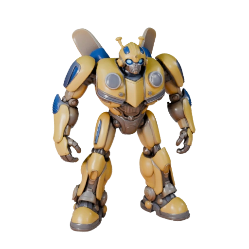 Bumblebee 3D Model for Blender - PBR Asset with Textures | PBR