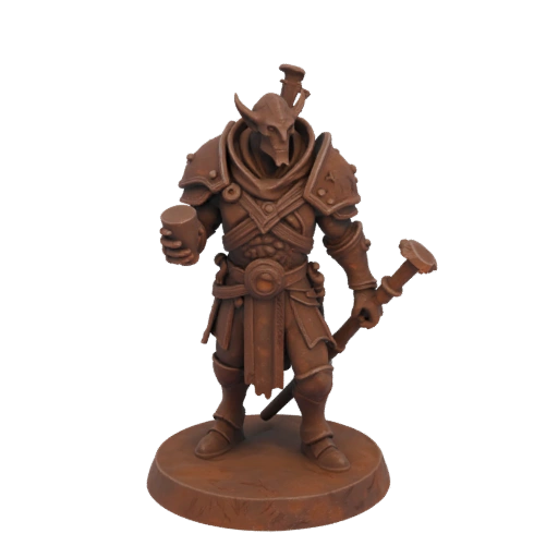 Dark Fantasy Tiefling Warlock Miniature STL
