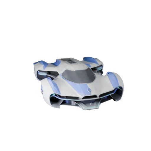 Flying Car 3D Model for Unreal Engine - Game Ready Asset