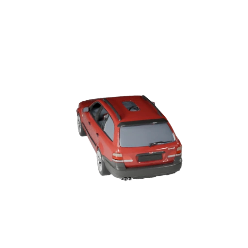 Station Wagon Modelo 3D para Blender e Jogos - Asset PBR