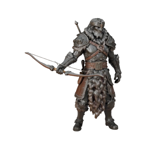 Fantasy Command BOSS Ranger Character Model - Rigged