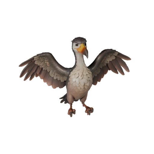Modèle 3D d'Albatros pour Blender - Asset PBR avec Textures | PBR