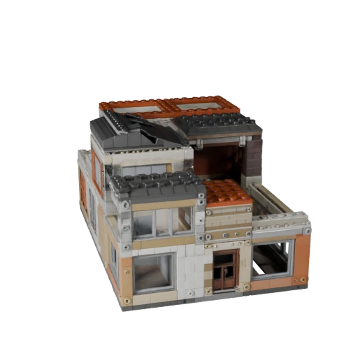 Kit Modular de Vila Imprimível STL Modelo 3D - Asset de Escala