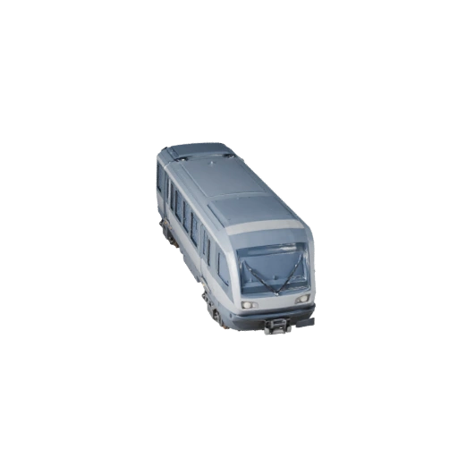 Futuristic Monorail 3D Model for Blender & Games -