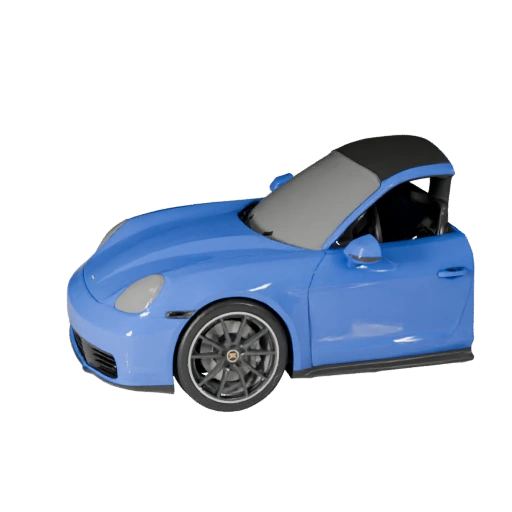 Voiture de sport inspirée de porsche Modèle 3D pour Unreal Engine -