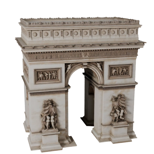 Arc de Triomphe 3D Model for Blender - Render Asset