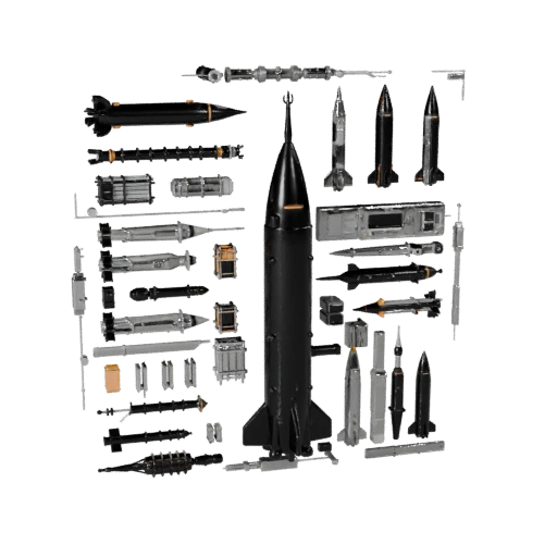 Modèle 3D de Lanceur pour Blender & Jeux - Asset PBR