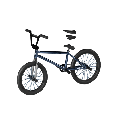 Bmx Bike 3D Model for Unity - Low Poly Game Asset Pro