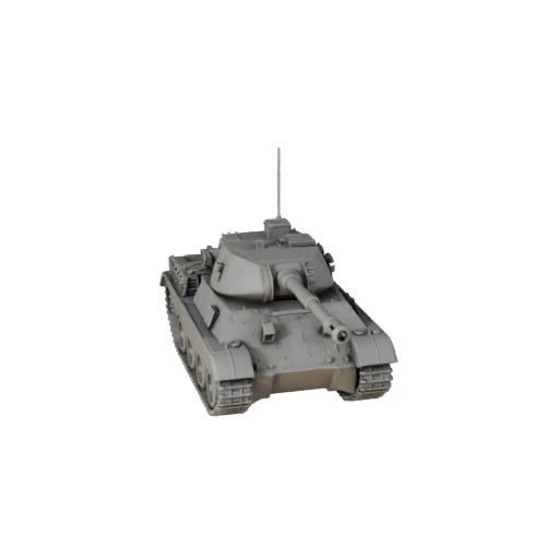 Printable Battle Tank STL 3D Model for Collectibles &