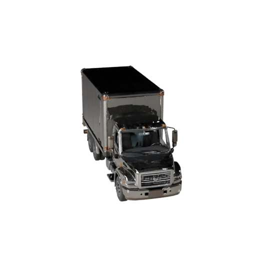 Box Truck 3D Model for Blender & Games - PBR Asset (Legacy)
