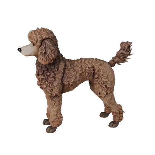 Poodle Dog 3D Model for Unity - Game Ready Asset, FBX | Royalty-Free