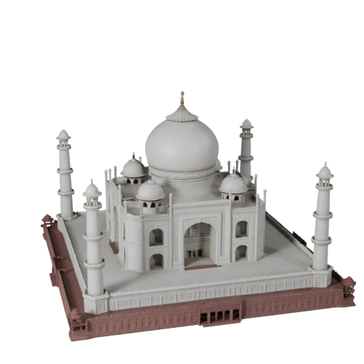 Modèle 3D du Taj Mahal pour Unity - Ressource de jeu pour l'architecture