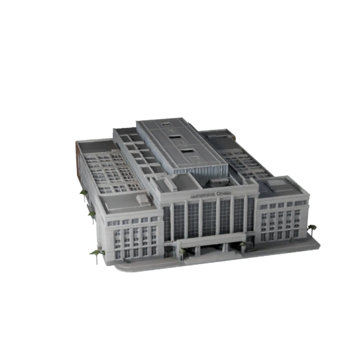 Convention Center 3D Model for Unity - Realtime Game Asset
