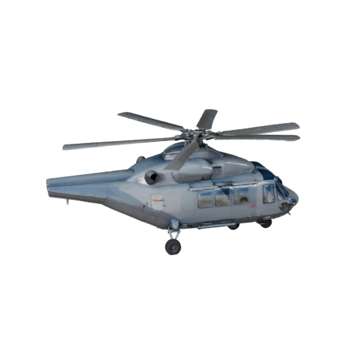 Cargo Helicopter 3D Model for Blender - Realistic PBR