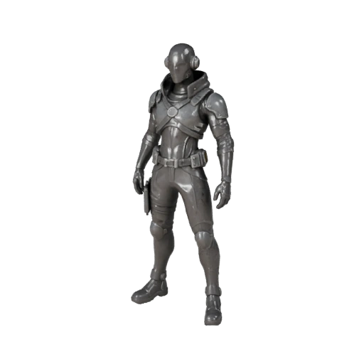 Modelo de Personaje Explorador Cyberpunk - Articulado