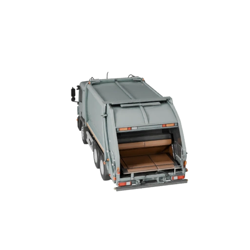 Garbage Truck 3D Model for Blender & Games - PBR Asset