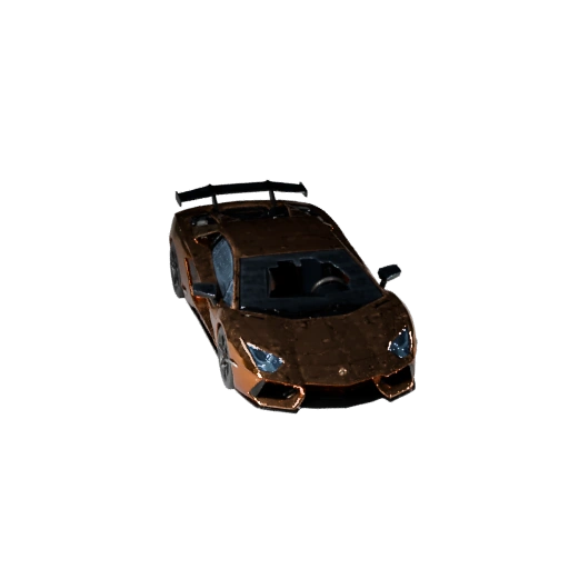 Superdeportivo inspirado en Lamborghini 3D - Juego poligonal bajo