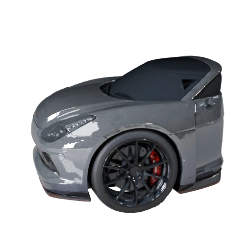 Modèle 3D Hypercar Haute Poly pour Rendu Studio Asset PBR