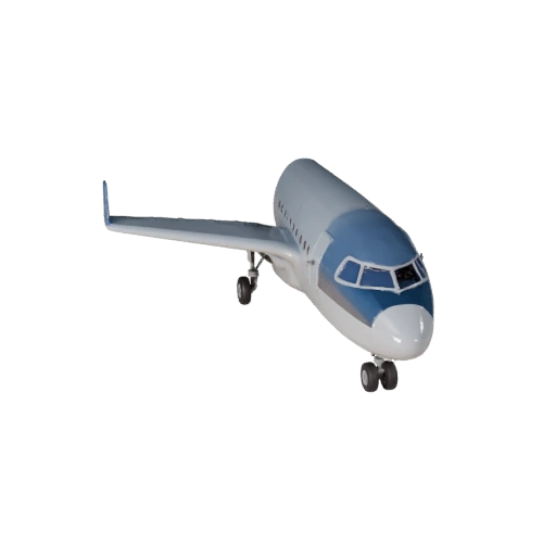 Airplane 3D Model for Unreal Engine - Game Ready Asset