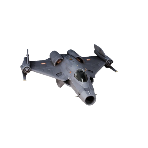 Starfighter 3D Model for Unreal Engine - Game Ready Asset