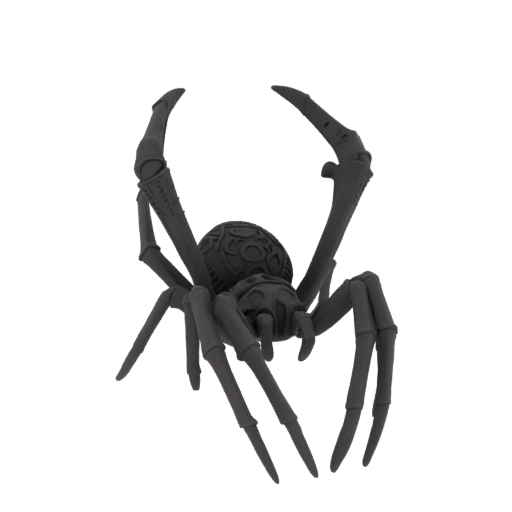 Miniature STL d'araignée ennemie de Fantasy - Pose griffe