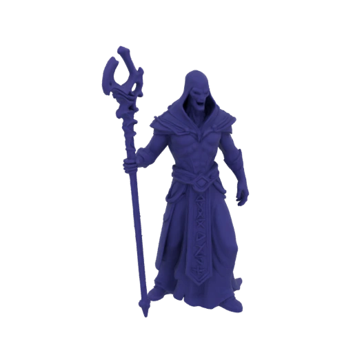 Dark Fantasy Elder Lich Necromancer Miniature STL