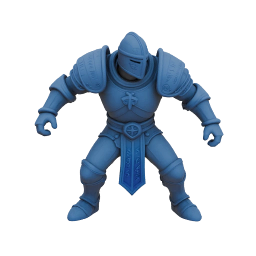 Medieval Fighter Miniature STL - Casting