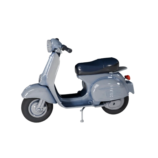 Modèle 3D de Scooter Rétro pour Unreal Engine - Prêt pour le jeu