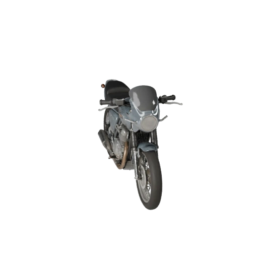 Oldtimer Motorrad 3D Modell für Blender & Spiele - PBR
