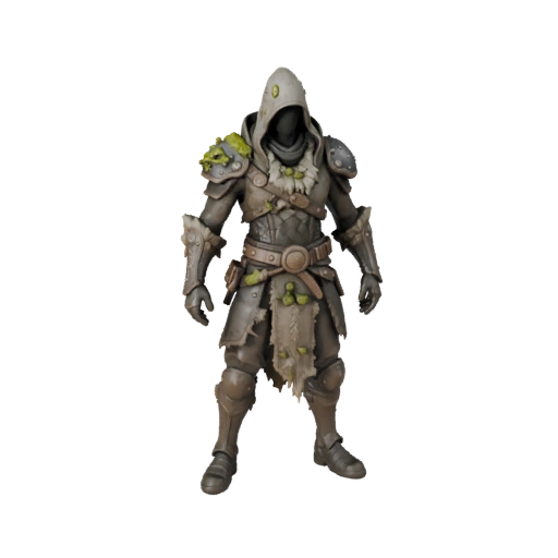 Sci-Fi Arcane Assassin Character Model - Rigged