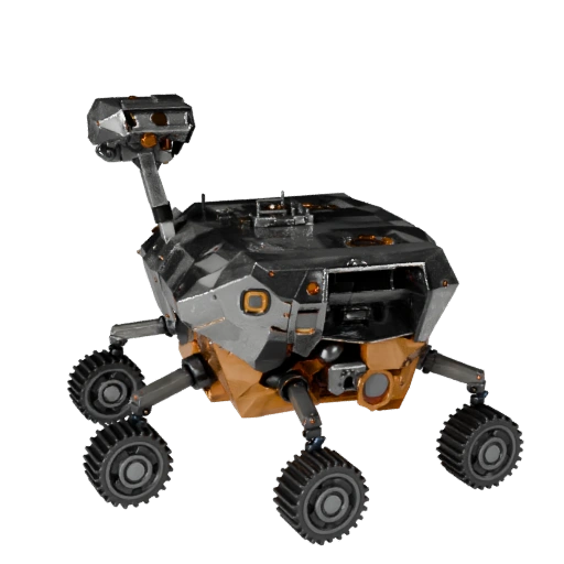 Low Poly Mars Rover 3D Model for Unity & Unreal PBR Asset