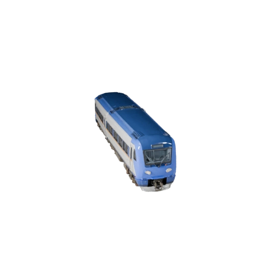 High Speed Train 3D Model for Blender & Games - Realistic