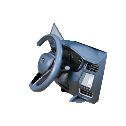 High Poly City Car 3D Model for Studio Renders PBR Asset